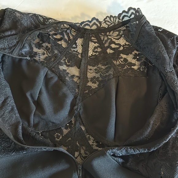 Privy Women’s Cocktail Lace Mini Black Dress Long Sleeves Like New Size … - Picture 8 of 17